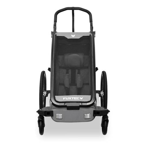 Przyczepka rowerowa FUXTEC FX-FA1S jednoosobowa, szara FX-FA1S.83 - zdjęcie 5