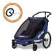 Przyczepka rowerowa FUXTEC FX-FA1-SET-BLUE z kółkiem jogger FX-FA1-SET-BLAU